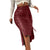 PU Leather Pencil Skirt - Shoe Candy Shop