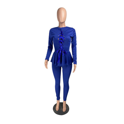 Ruffles Jogger Sweat Suit - Shoe Candy Shop