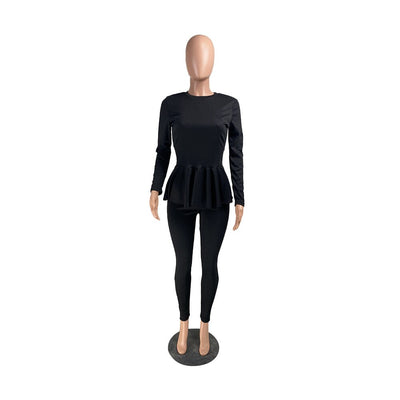 Ruffles Jogger Sweat Suit - Shoe Candy Shop