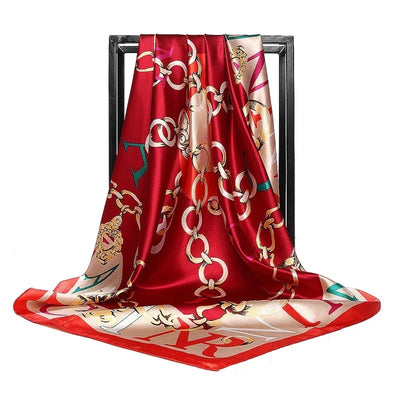 Silk Satin Scarf - Shoe Candy Shop