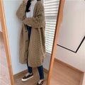 Thicken Women Knitted Cardigans Sweater 2022 New Fashion Female Clothing Tops Autumn Winter Long Sleeve Coat Button Solid Color - Shoe Candy Shop