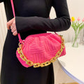 Fashion Towel Embossed Clutch Bag - Shoe Candy Shop