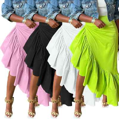 Ruffle Maxi Skirts