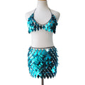 Rhombic Sequins Outfit - Shoe Candy Shop