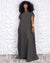 Vintage Women Fashion Batwing Maxi Long Dress