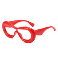 Candy Color Square Eyeglasses For Women