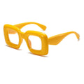 Candy Color Square Eyeglasses For Women