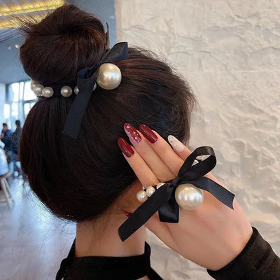 Pearl Hairband Scrunchie - Shoe Candy Shop