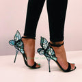 Butterfly Deco Stiletto High Heels - Shoe Candy Shop