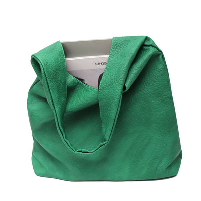 Soft Vegan Leather Shoulder Bag - Shoe Candy Shop