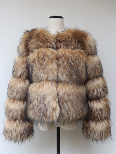 Faux Fur Coat - Shoe Candy Shop