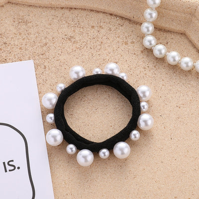 Pearl Hairband Scrunchie - Shoe Candy Shop