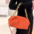 Fashion Towel Embossed Clutch Bag - Shoe Candy Shop