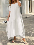 Cotton Summer Dress with Pockets - Shoe Candy Shop