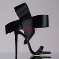 Sexy Satin Bow Heels - Shoe Candy Shop