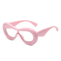 Candy Color Square Eyeglasses For Women