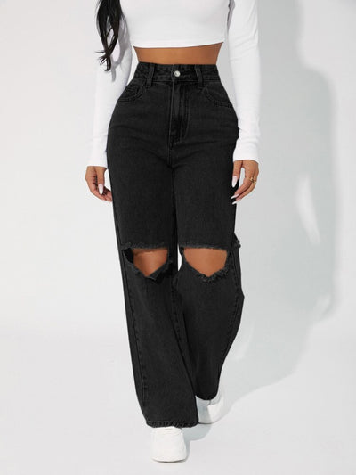 High Waist Denim - Shoe Candy Shop