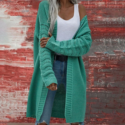 Long Knitted Cardigan Sweater - Shoe Candy Shop