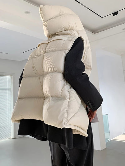 Hooded Puffer Vest - Shoe Candy Shop