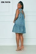 Denim Strap Dress