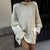 Turtleneck Split Women&#39;s Sweater Dress Loose Casual Long Sleeve PulloverLadies Sweaters Autumn Winter 2022 New Solid Dresses - Shoe Candy Shop