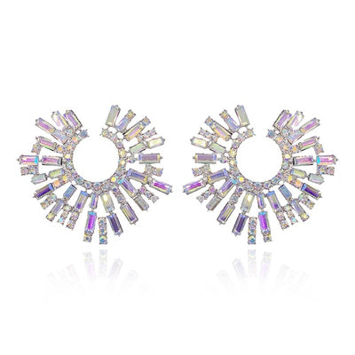 Exaggerated Crystal Earrings