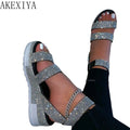 Rhinestones Sandals - Shoe Candy Shop