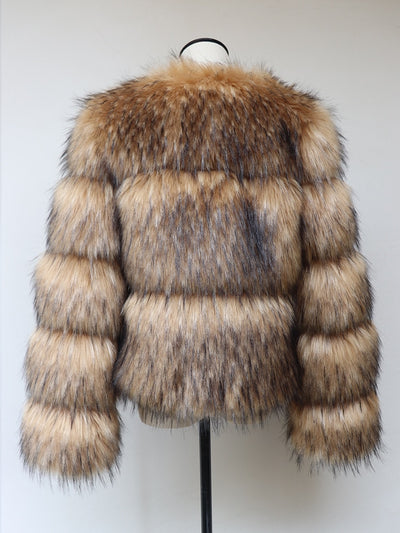 Faux Fur Coat - Shoe Candy Shop