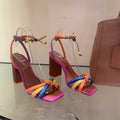 Brazil Fashion Luxury Twist Woven Sandals