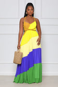 Halter Neck Backless Maxi Dress - Shoe Candy Shop