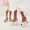 Bow Platform Shoes - Shoe Candy Shop