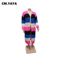 Stripe Long Sleeve Sweater - Shoe Candy Shop