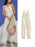 Safari Style Jumpsuit With Belt