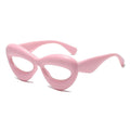 Candy Color Square Eyeglasses For Women