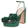 Bow Platform Shoes - Shoe Candy Shop