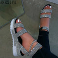 Rhinestones Sandals - Shoe Candy Shop