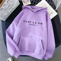 C’est La Vie Hoodie - Shoe Candy Shop