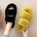 Furry Slippers - Shoe Candy Shop