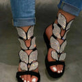 "Butterfly" Rhinestone Sandals