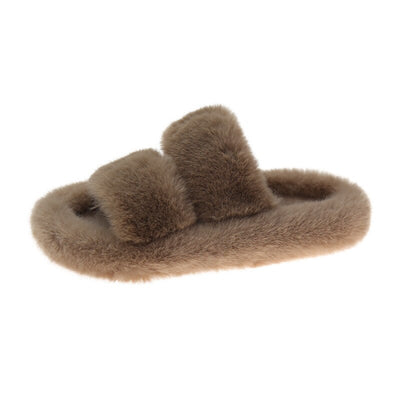 Furry Slippers - Shoe Candy Shop