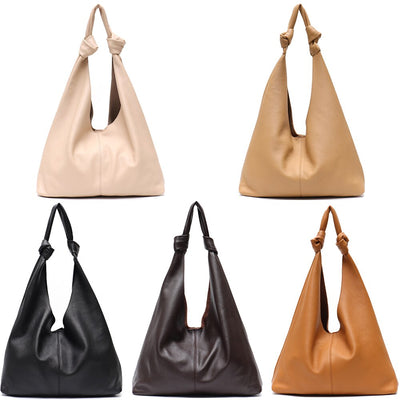 Genuine Leather Hobo Bag - Shoe Candy Shop