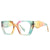 Retro Polygon Cat Eye Colorful Sunglasses - Shoe Candy Shop