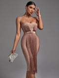 Tassel Bandage Dress - Shoe Candy Shop