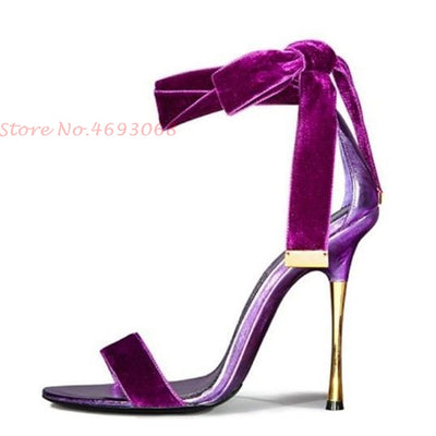 Purple Rain Sandals - Shoe Candy Shop