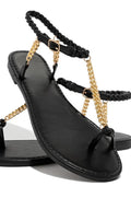 "Gypsy"Toe Chain  Flat Sandals