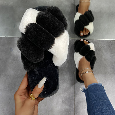 Furry Slippers - Shoe Candy Shop