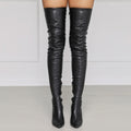 Thigh High Stiletto Boots - Shoe Candy Shop