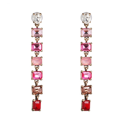 Fashion Crystal Drop Earrings - Shoe Candy Shop