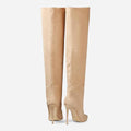 Suede Stilletto Boots - Shoe Candy Shop