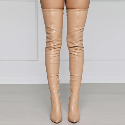 Thigh High Stiletto Boots - Shoe Candy Shop